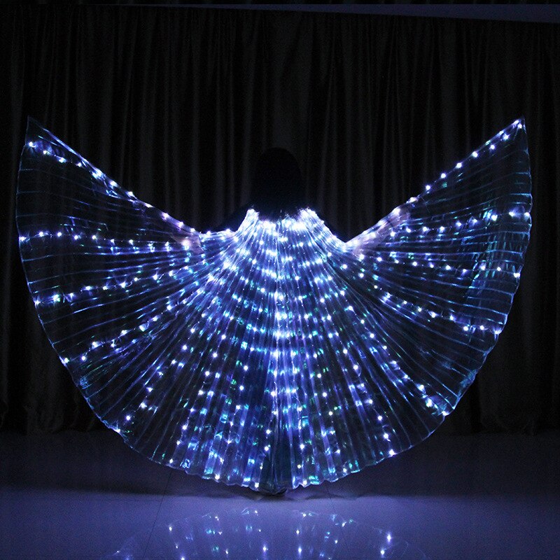 Halloween Led Isis Belly Dance Light Up Wing Butterfly Led Isis Wing Accessory Costumes Adult Lamp