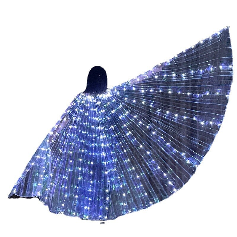 Halloween Led Isis Belly Dance Light Up Wing Butterfly Led Isis Wing Accessory Costumes Adult Lamp