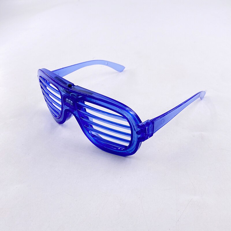 1PC Glow in the Dark LED Glasses Party Favor Light Up Neon Glowing Glasses for Kids Adults Halloween Party Supplies Photo Props