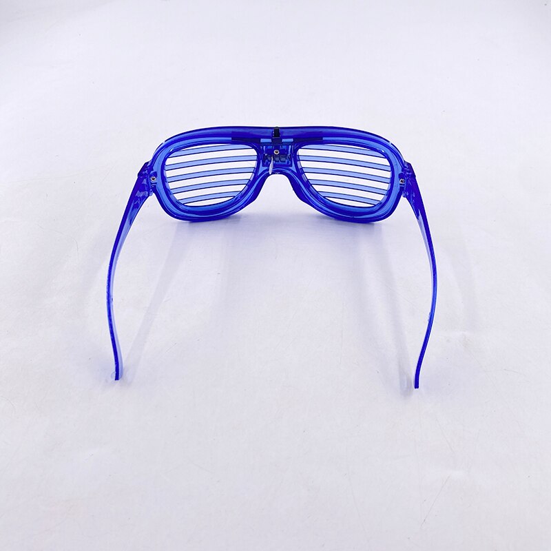 1PC Glow in the Dark LED Glasses Party Favor Light Up Neon Glowing Glasses for Kids Adults Halloween Party Supplies Photo Props