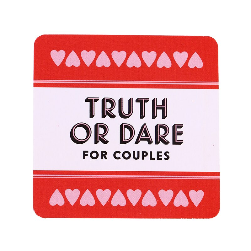 1Set Mini Small Size Truth Or Dare For Couples Cards Games Couples Lovers Board Game Supply Casual Games Adult Sex Tarot Decks
