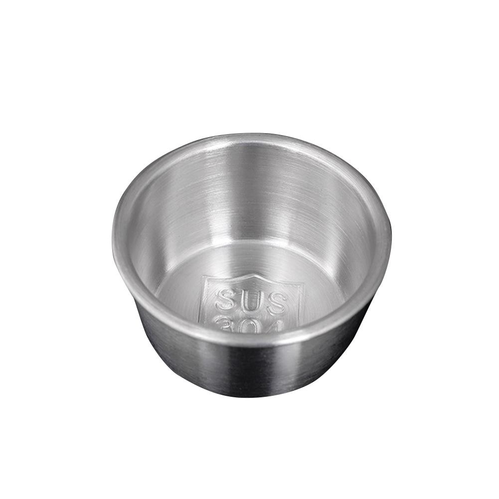 304 Stainless Steel Saucer Sauce  Dish Cup Appetizer Serving Tray Household Kitchen Restaurant lunch accesorios for kids
