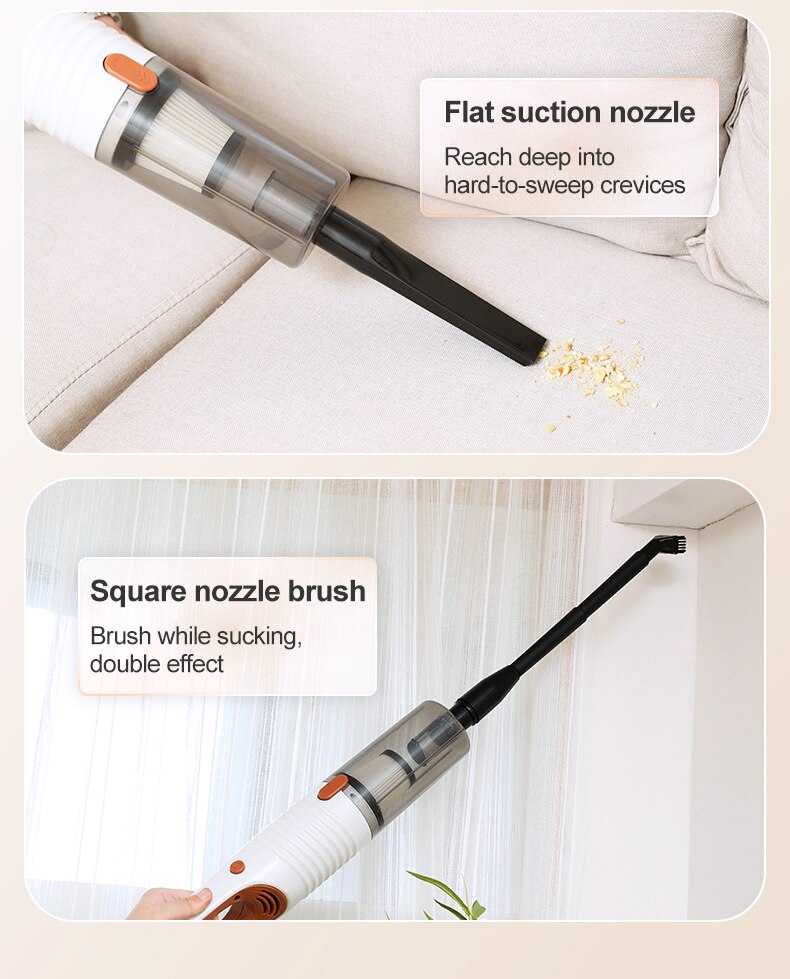 Household Vacuum Cleaner Handheld Cleaner Multifunctional Mopping and Suction All-in-one Machine Wet and Dry Vacuum Cleaner