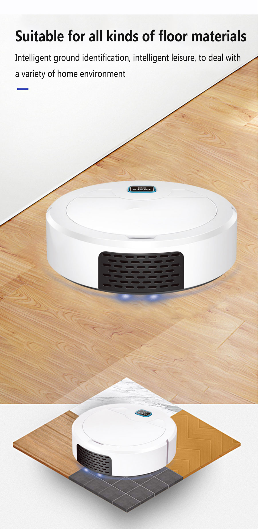 New Vacuum Intelligent Multiple Cleaning Robot Modes Vacuum For Pet Hairs Floor Carpet With UV Lamp Sweeper Vacuum Cleaner