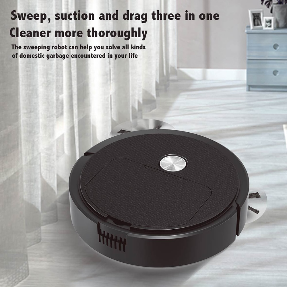 3 In 1 Smart Sweeping Robot Home Mini Sweeper Sweeping and Vacuuming Wireless Vacuum Cleaner Automatic type Sweeping Robots