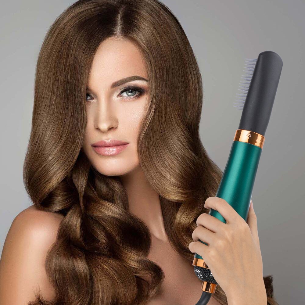 Electric Hair Dryer Comb Hot Air Curling For Hair Roller Blow Dryer Ionic Hair Straightening Brush Quick Dry Hair Curler