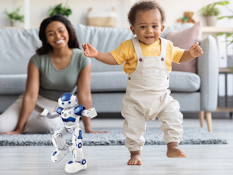 RC Robot Toy Kids Intelligence Gesture Sensing Remote Control Robots Program for Kids Aged 3 4 5 6 7 Boys Girls Birthday Gift