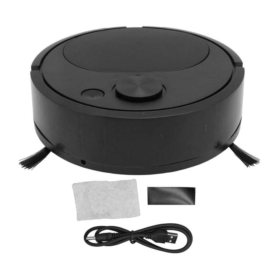 Robot Vacuum Cleaner Multifunctional USB Charging Mini Smart Mopping Sweeping Robot Cleaner for Wooden Flooring Tile Carpet