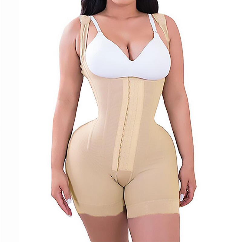9 Steel Bone Liposuction Post Surgery Fajas Colombianas Shapewear BBL High Compression Garments Postpartum Tummy Control
