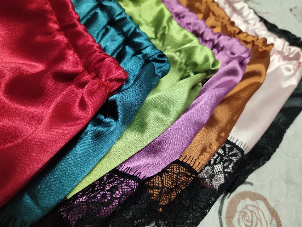 Lace Silk Sleepwear for Women Pajamas Set Sexy Lingerie Crop Tops Shorts Babydoll Nightwear S/M/L/XL/2XL/3XL 4XL 5XL